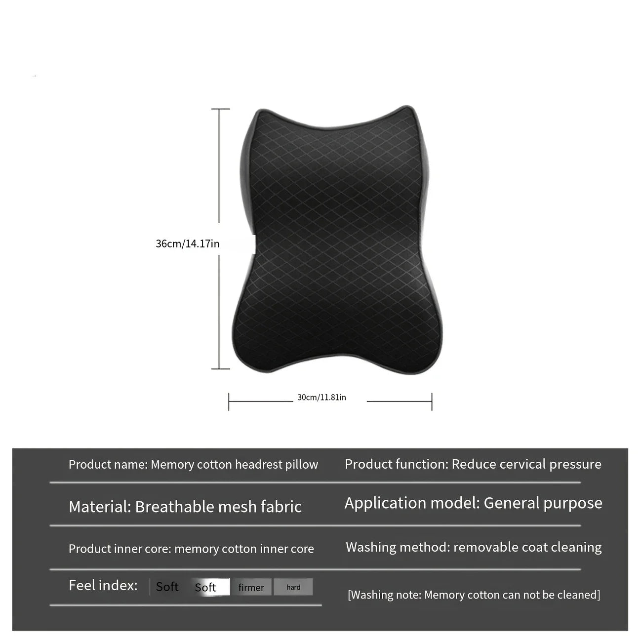 Support Neck Pillow for Car or Office Chair
