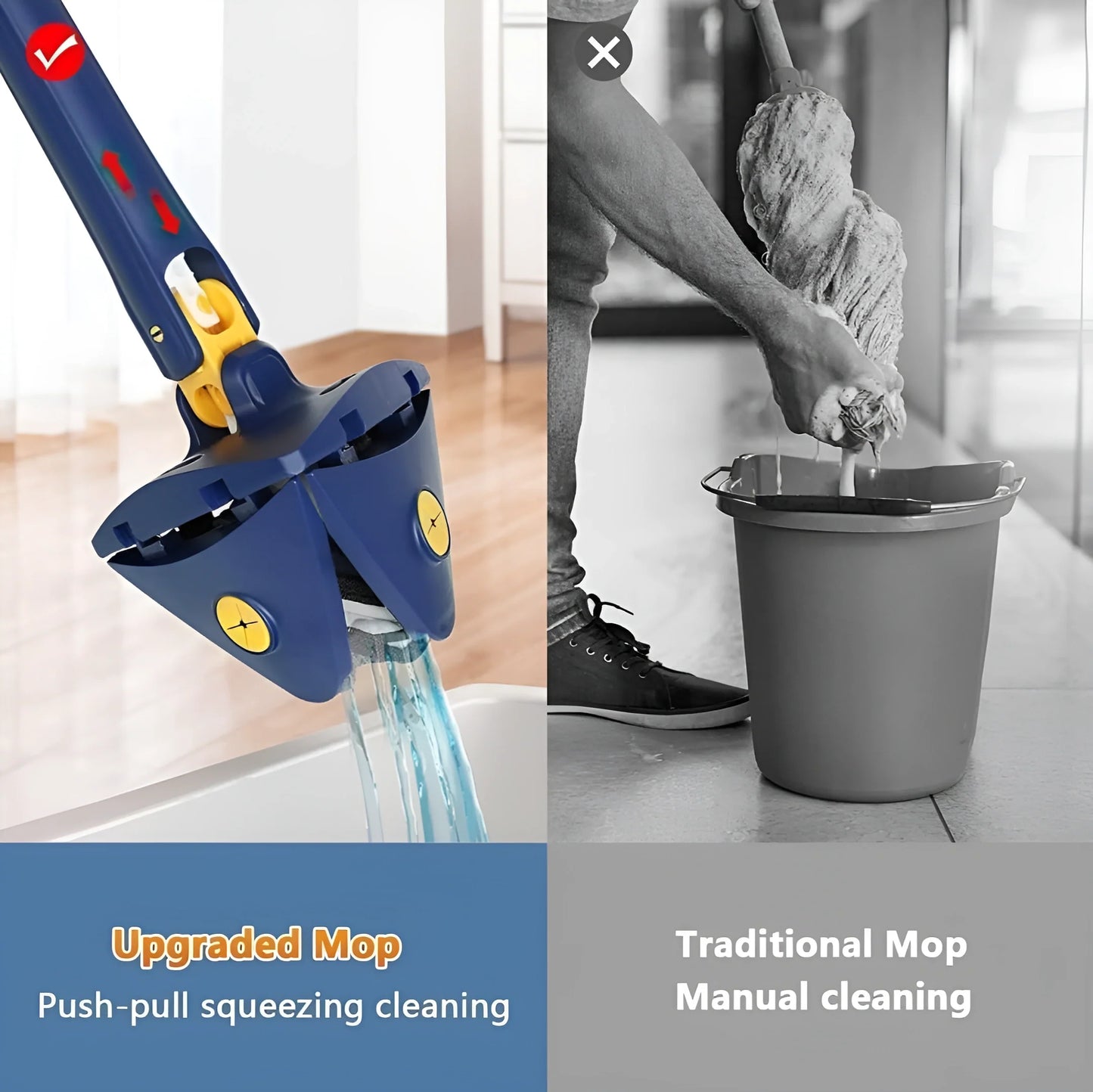 Gizmoauraa™ 360° Spin Cleaning Mop