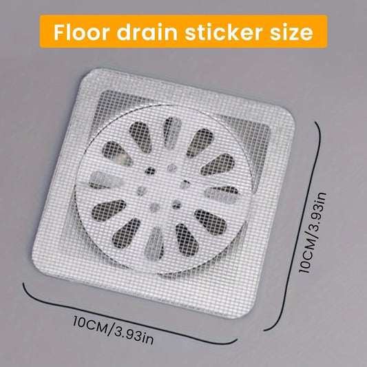Gizmoauraa™ (5 Pcs) Disposable Shower Drain Hair Catcher, Drain Hair Catcher Waterproof Mesh Stickers